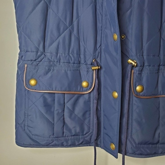 Lauren Ralph Lauren Quilted Puffer Vest Navy Sz L - Picture 4 of 9